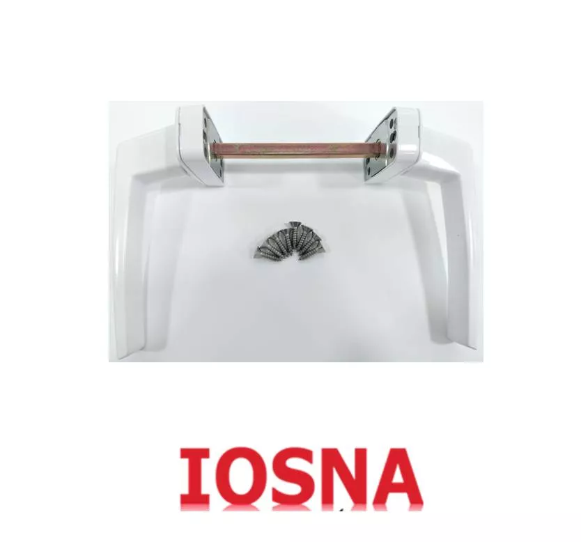 Manilla puerta aluminio Manillas STAC Puerta Aluminio Blanca | Juego con Cuadradillo 129 mm