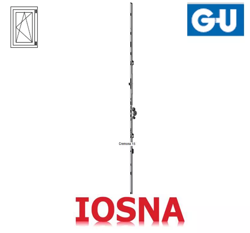 Cremona cota variable GU E15 FFH 1201-1700