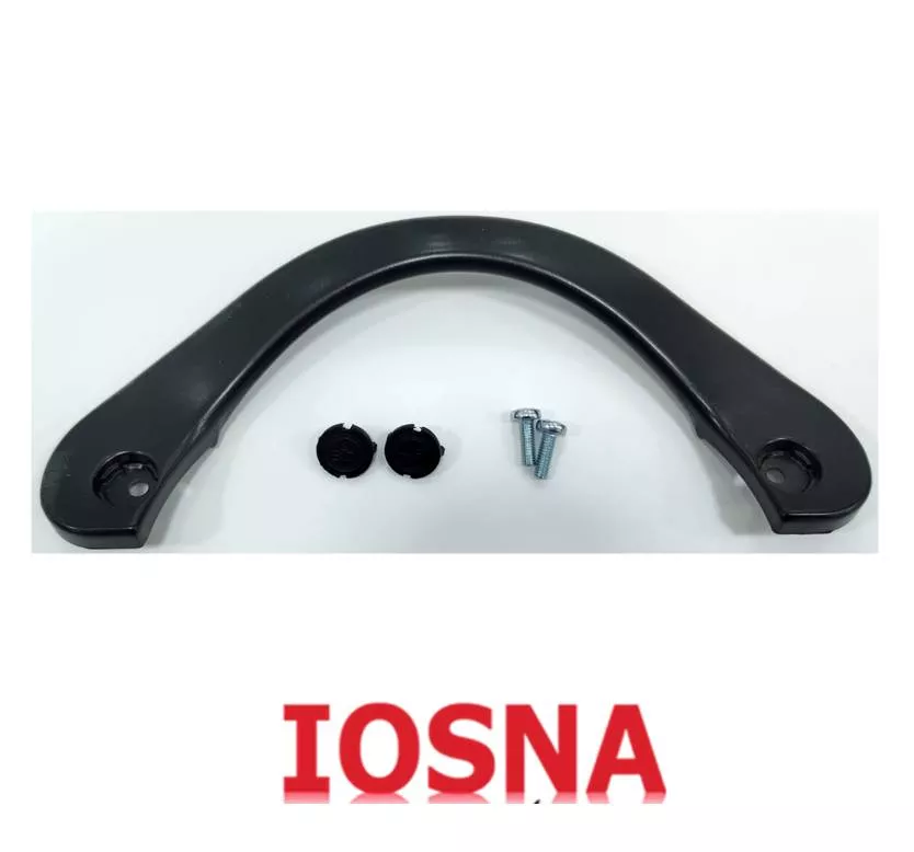 Tirador Lerma balconera corredera aluminio 153 mm - Negro