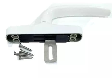 Maneta Hydra para puertas apertura exterior.  BLANCO