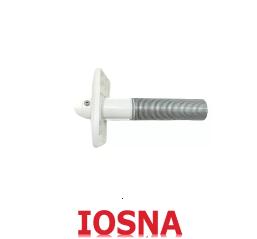 Pasacinta PVC con muelle baby blanco para persiana 18 mm