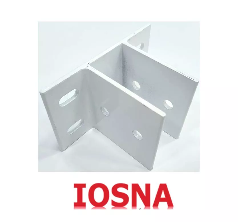 Soporte  suelo palieria  para tubo 80x40 blanco