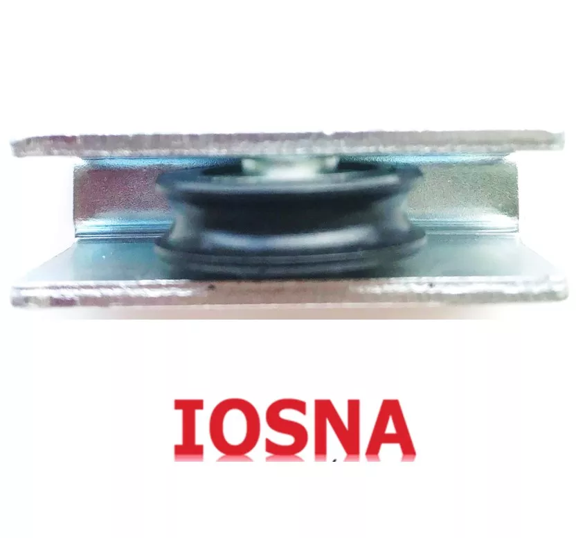 Rueda Pabose Fija Simple 40mm para Ventana Aluminio | Alcar 752-223 Galisur P92