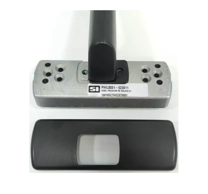 Manilla PSK-200/Z puerta osciloparalela  Siegenia,derecha color NEGRO