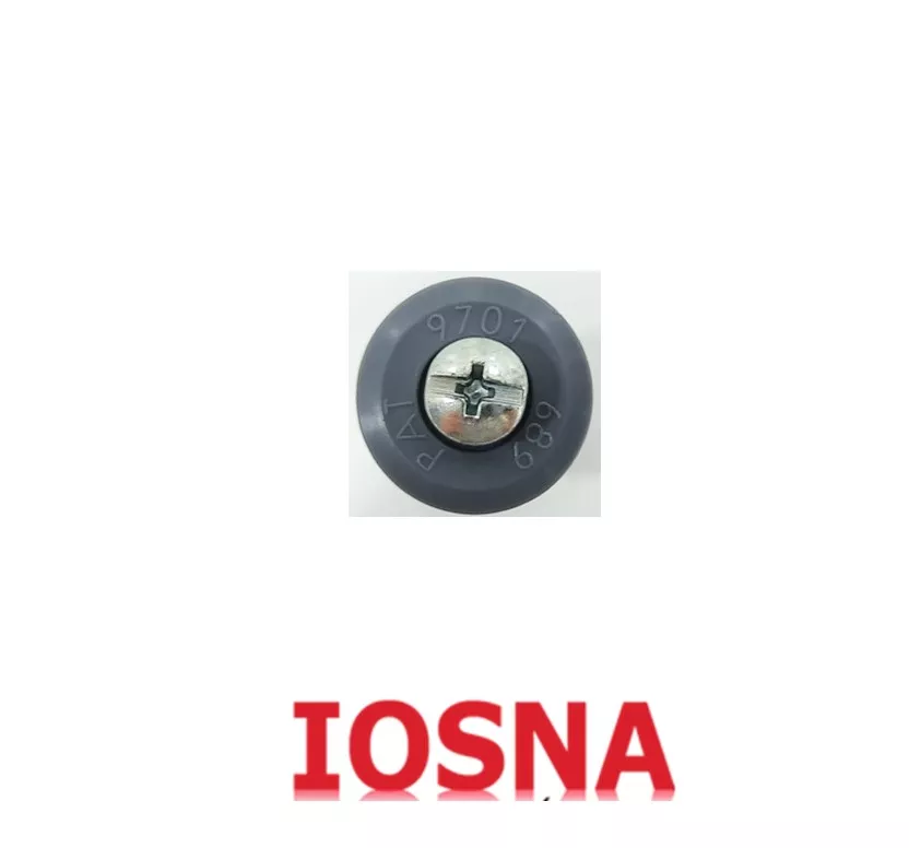 Topes para persiana de 40mm color gis plata