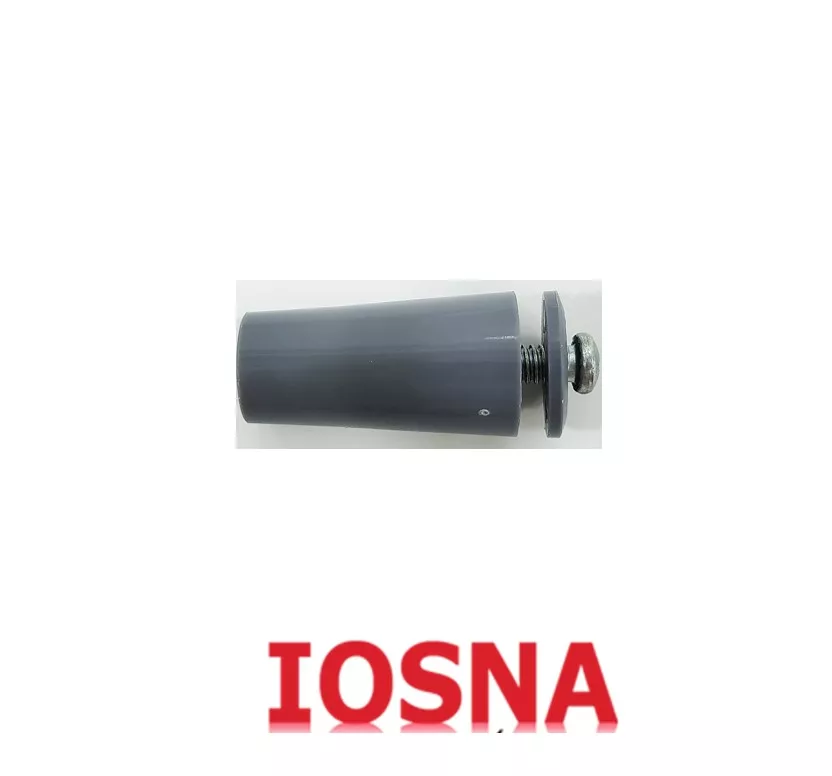 Topes para persiana de 40mm color gis plata