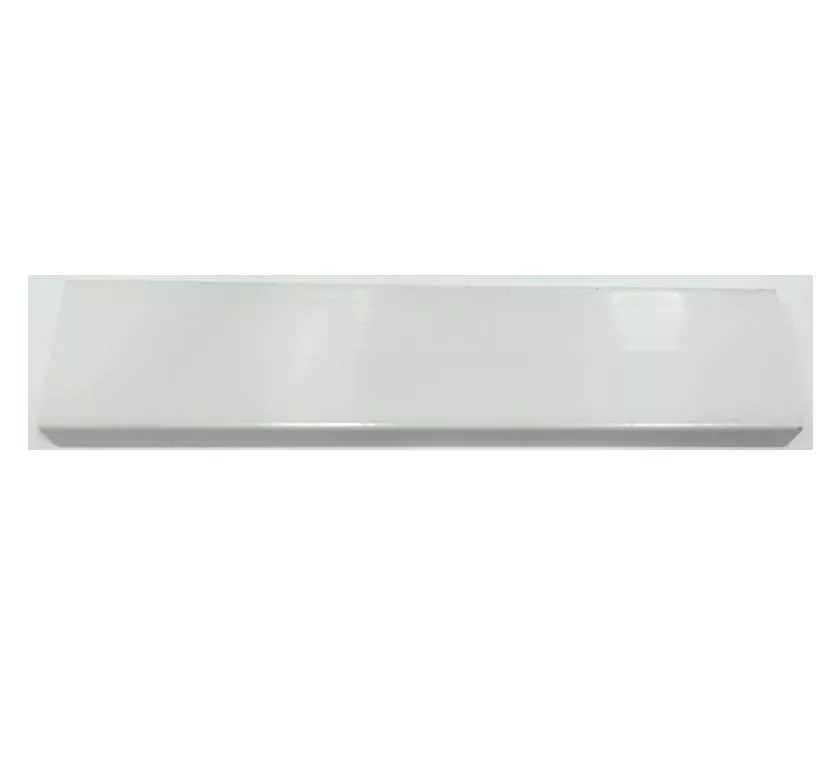 Forro PVC blanco, 36mm de ancho y 9.5 mm de profundidad