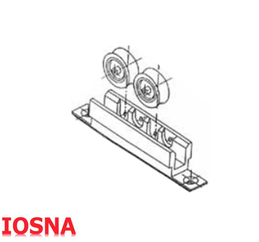 Rueda ventana corredera de aluminio VK-43