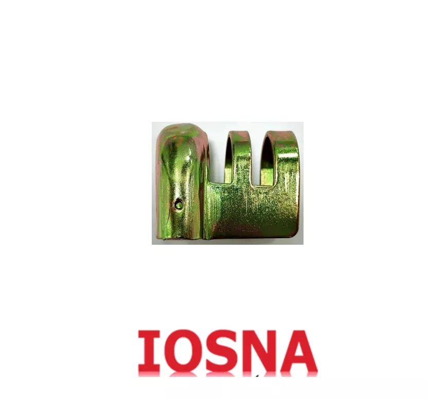 Soporte en U dentado para persiana 28 mm - Soporte eje enrollable