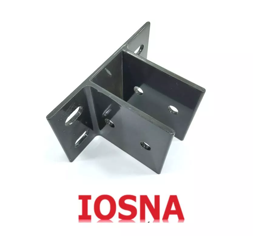 Soporte  suelo palieria  para tubo 80x40 ral
