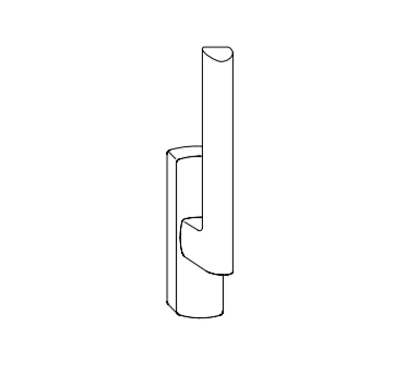 Manilla para puerta corredera osciloparalela de aluminio SI